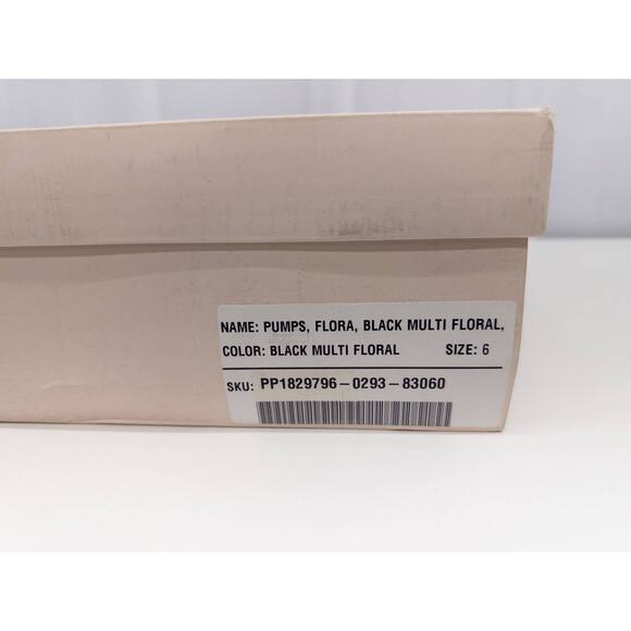 JustFab Black Sequin Red Floral Embroidered Pointed Toe Stiletto High Heels 6 - Picture 10 of 14